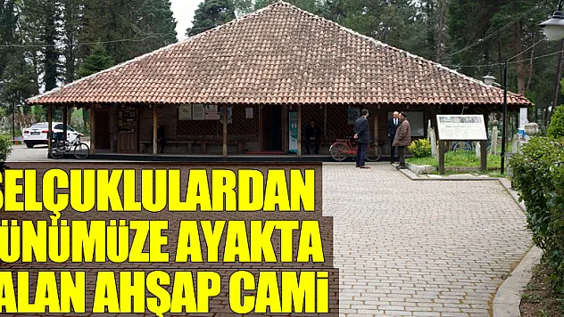 Selçuklulardan günümüze ayakta kalan ahşap cami: Göğceli