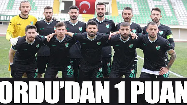 Ordu'dan 1 puan