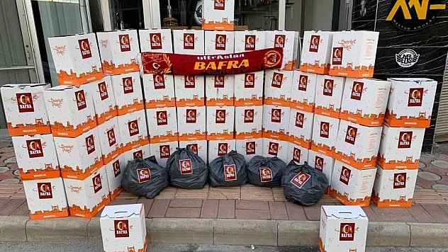 Galatasaray taraftarlarından 200 aileye gıda yardımı