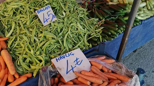 Pazarın en pahalı ürünü 'taze fasulye'