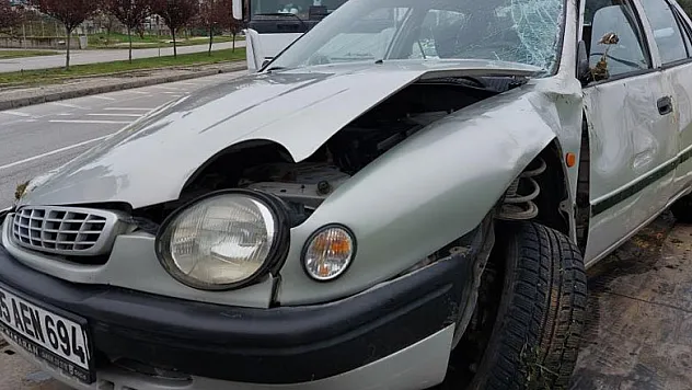 Samsun'da tır ile otomobil çarpıştı: 1 yaralı