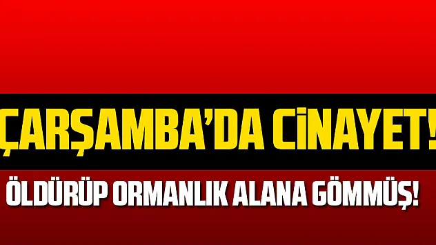 Çarşamba'da cinayet 