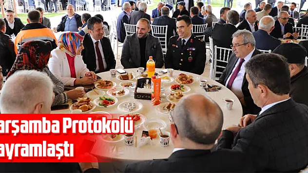 Çarşamba Protokolü Bayramlaştı