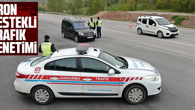 Dron destekli trafik denetimi
