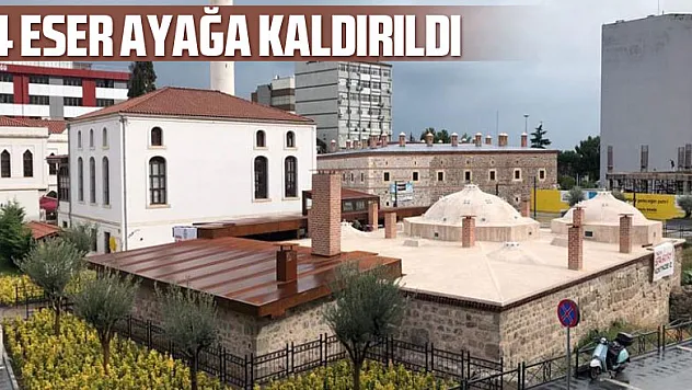 64 eser ayağa kaldırıldı
