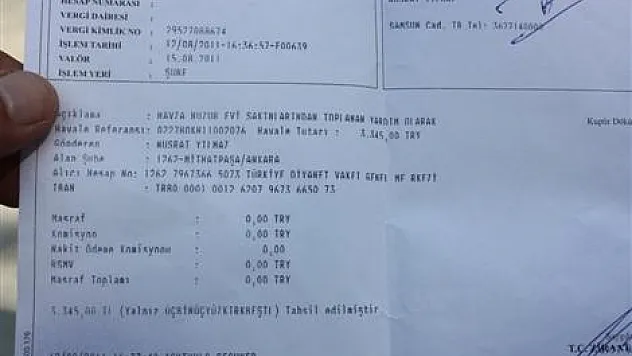 Havza Huzurevi'nden anlamlı yardım