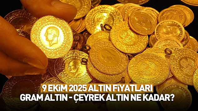 9 Ekim 2025 Altın Fiyatları... Gram Altın Hafif Geriledi, Gümüş Yükselişte
