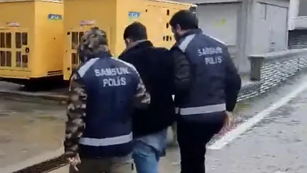 9 Yıl 5 Ay 10 gün hapis cezası bulunan şahıs Samsun'da tutuklandı