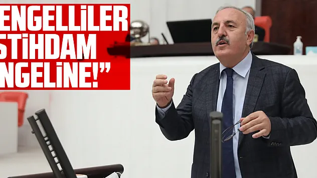  'Engelliler istihdam engeline!'