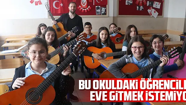 Bu okuldaki öğrenciler eve gitmek istemiyor