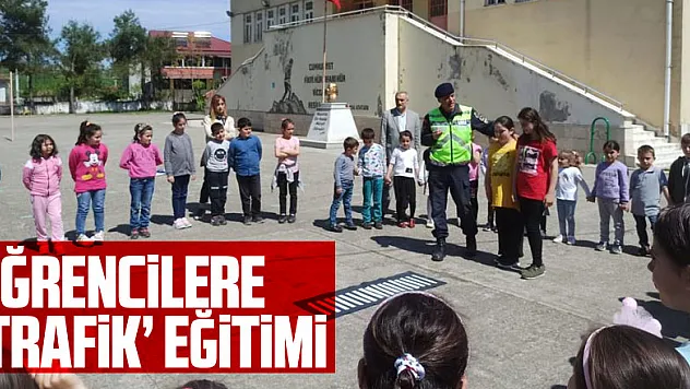 Jandarmadan öğrencilere 'trafik' eğitimi