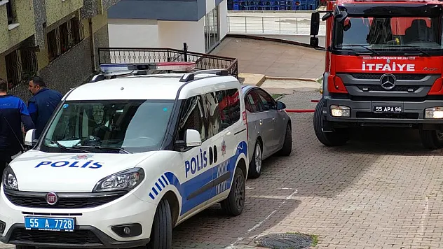 Samsun'da ev yangını