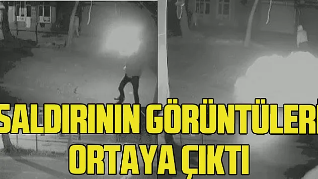 Samsun'da molotoflu saldırının görüntüleri ortaya çıktı