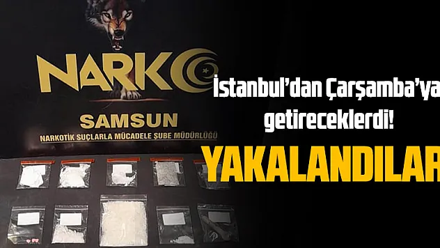 İstanbul'dan uyuşturucu getirirken yakalandılar  