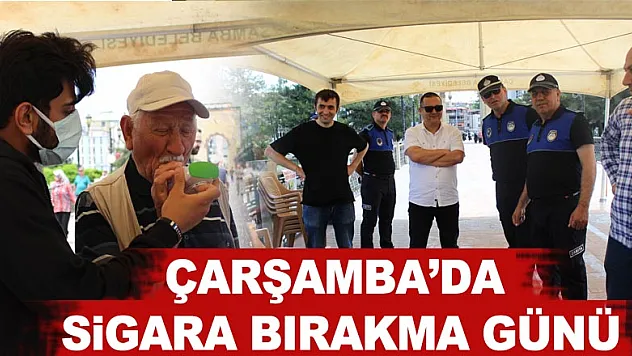ÇARŞAMBA'DA SİGARA BIRAKMA GÜNÜ