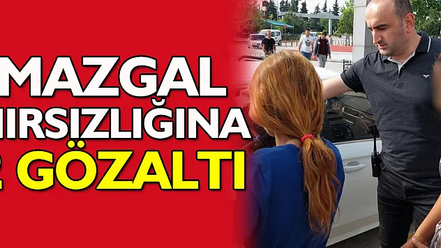 Samsun`da mazgal hırsızlığına 2 gözaltı