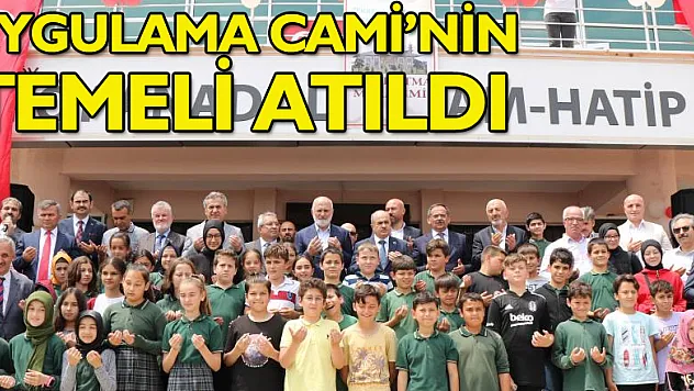 Tekkeköy Anadolu İmam Hatip Lisesi Uygulama Camii'nin temeli atıldı