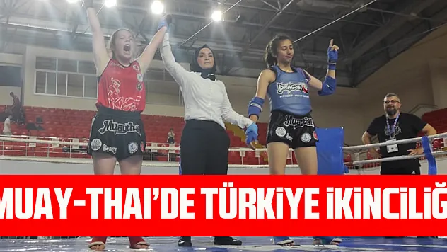 Muay-Thai'de Türkiye ikinciliği