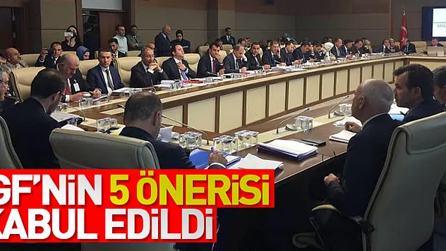 İGF'nin 5 önerisi kabul edildi