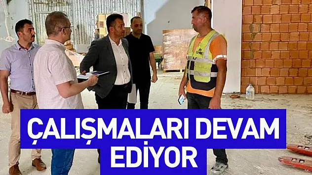 Çarşamba Halk Kütüphanesi çalışmaları devam ediyor