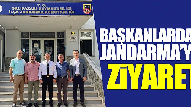 Başkanlardan Jandarma'ya Ziyaret