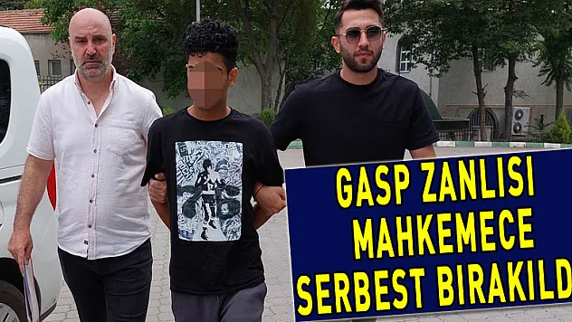 Yabancı uyruklu gasp zanlısı mahkemece serbest bırakıldı