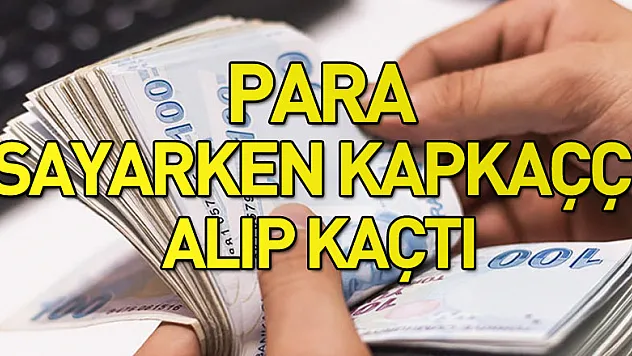 ATM'den çektiği 6 bin lirayı kumsalda sayarken kapkaççı alıp kaçtı