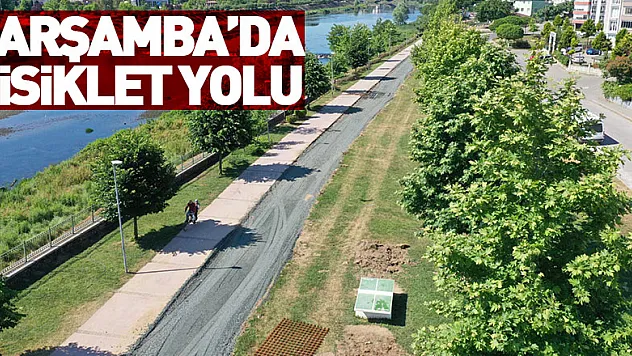 ÇARŞAMBA'DA BİSİKLET YOLU