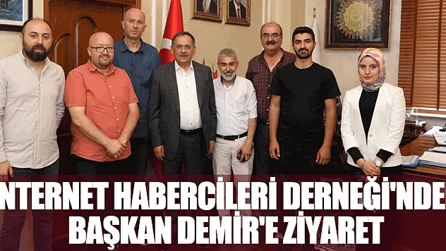 İnternet Habercileri Derneği'nden Başkan Demir'e Ziyaret