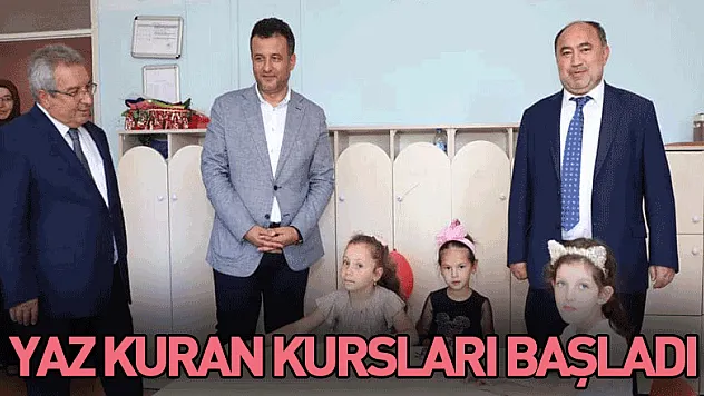 YAZ KURAN KURSLARI BAŞLADI