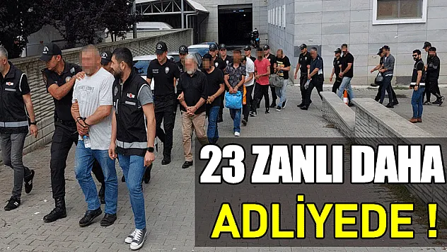 SGK'nın 23,9 milyon TL zarara uğratılması operasyonunda 23 zanlı daha adliyede