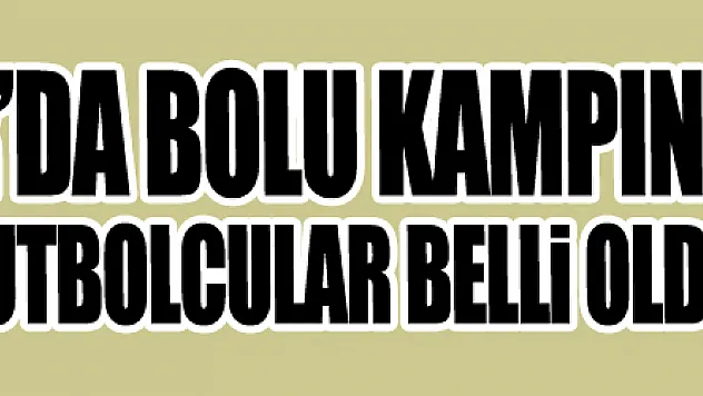 Samsunspor'da Bolu kampına götürülmeyen futbolcular belli oldu