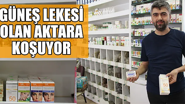 GÜNEŞ LEKESİ OLAN AKTARA KOŞUYOR