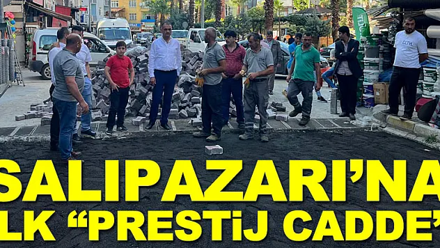 Salıpazarı'na İlk 'Prestij Cadde'