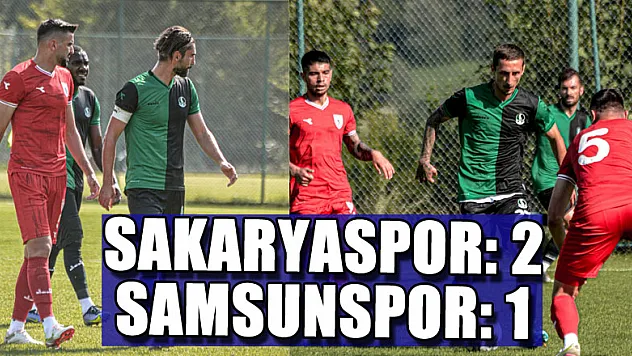 SAKARYASPOR:2- SAMSUNSPOR:1