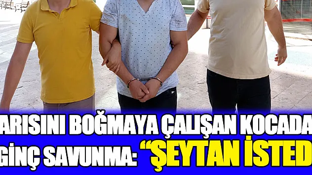 Karısını boğmaya çalışan yabancı kocadan ilginç savunma: 'Şeytan istedi'