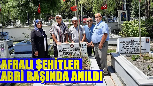 Bafralı şehitler kabirleri başında anıldı