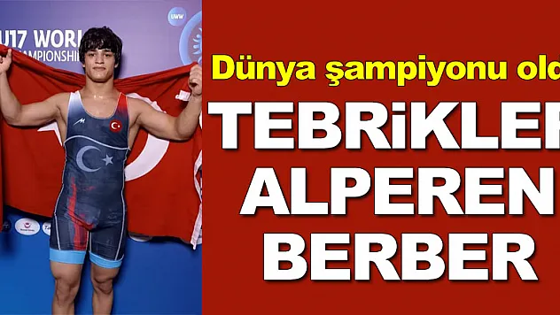 TEBRİKLER ALPEREN BERBER