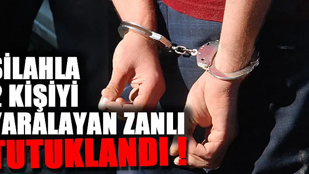 Samsun'da silahla 2 kişiyi yaralayan zanlı tutuklandı
