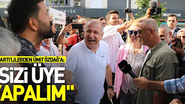 AK Parti'lilerden Ümit Özdağ'a: 'Sizi üye yapalım'