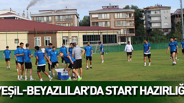 Yeşil-Beyazlılar'dastart hazırlığı