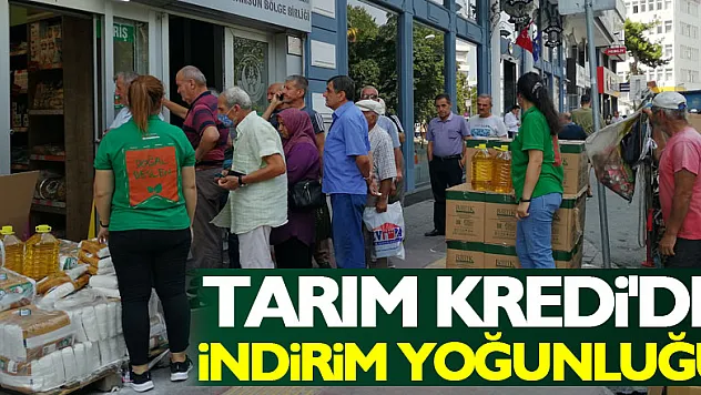 Tarım Kredi'de indirim yoğunluğu