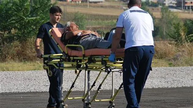 Kalp Krizi Geçiren Kişinin İmdadına Hava Ambulansı yetişti