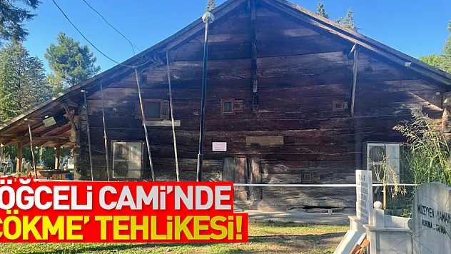Göğceli Cami'nde 'çökme' tehlikesi!