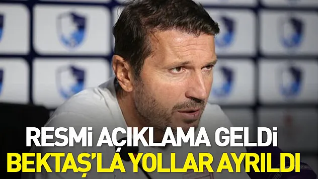 Resmi açıklama geldi: Bektaş'la yollar ayrıldı