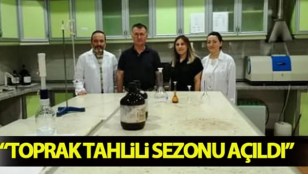 Toprak Tahlili Sezonu açıldı