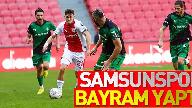SAMSUNSPOR BAYRAM YAPTI