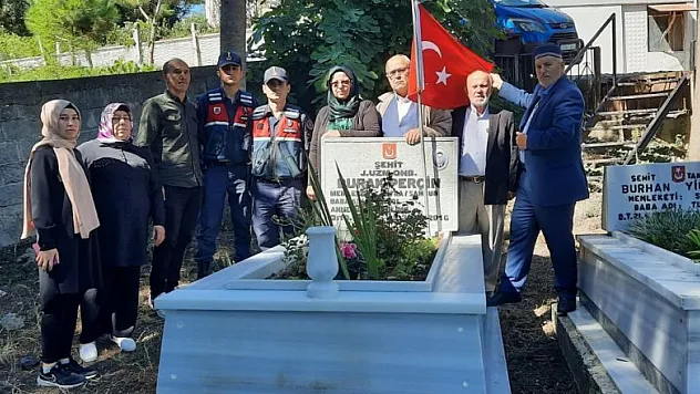 Şehit Burak Perçin kabri başında anıldı