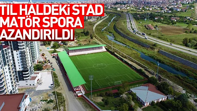 Büyükşehir atıl haldeki stadı amatör spora kazandırdı