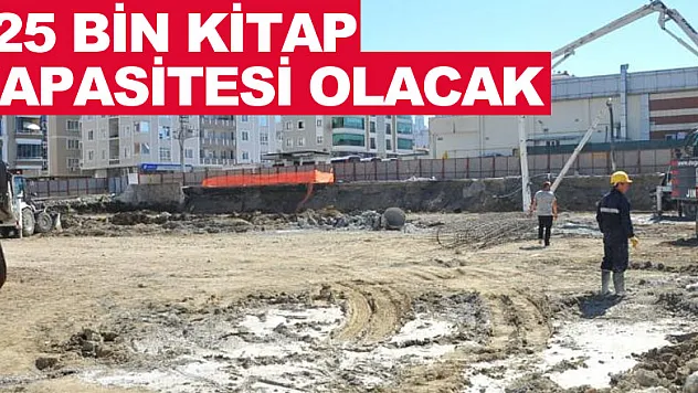 525 bin kitap kapasitesi olacak